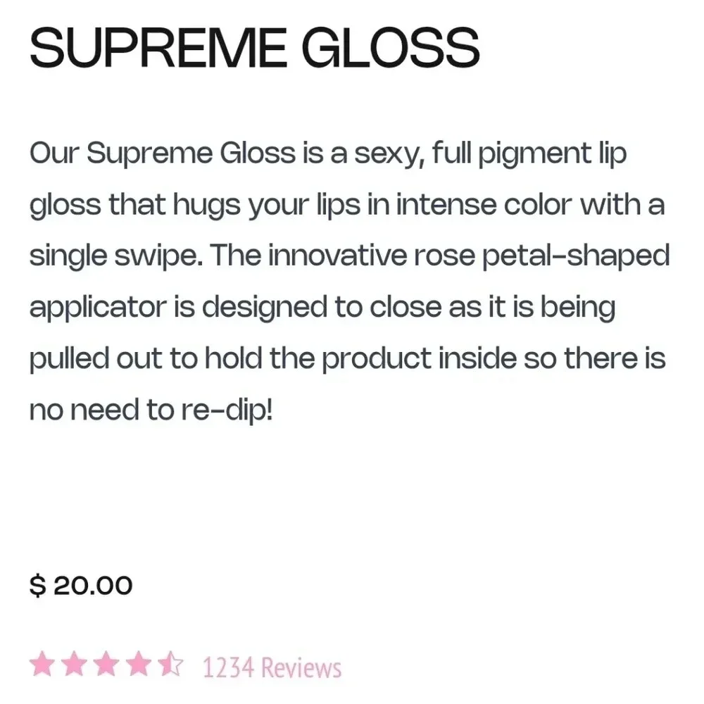 Jeffree Star Supreme Gloss in 